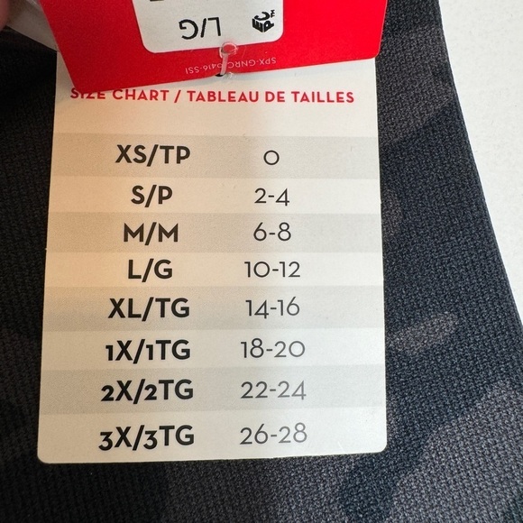 NWT - SPANX - Look at Me Now Seamless Leggings - Black Camo - Size: Large 10/12 - Picture 8 of 9